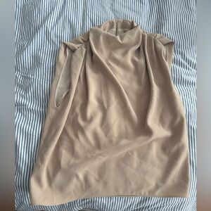 Camel color Zara top